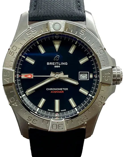 Breitling Avenger 42MM Black Dial Textile Strap (A17328101B1X1)