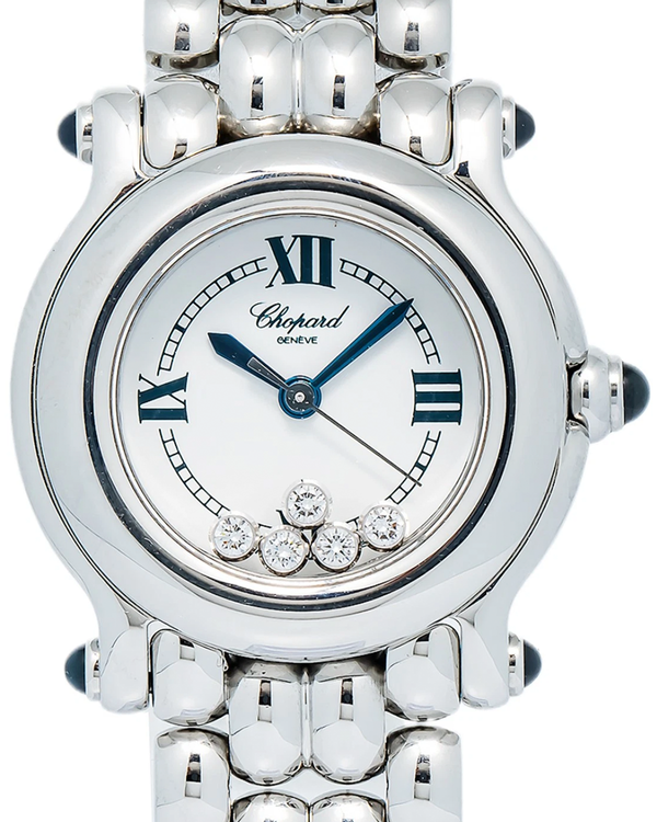 Chopard Happy Sport 26MM Quartz White Dial Steel Bracelet (8245)