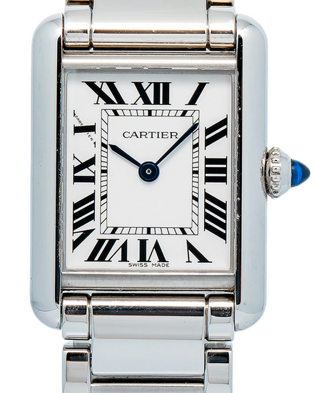 Cartier Tank Must 22MM Quartz Silver Dial Steel Bracelet (WSTA0107)
