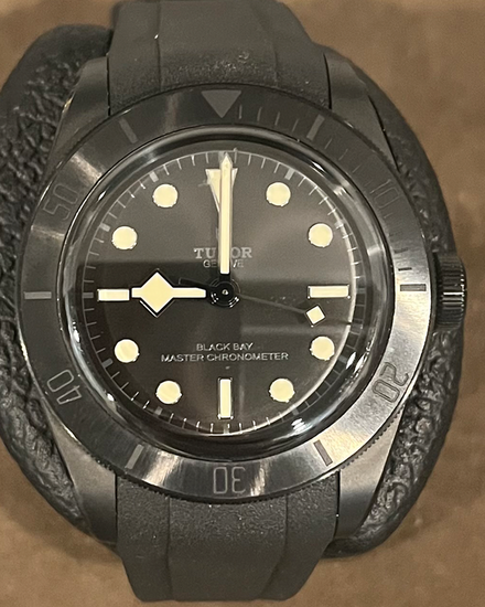 2022 Tudor Black Bay 41MM Black Dial Aftermarket Rubber Strap (79210CNU)