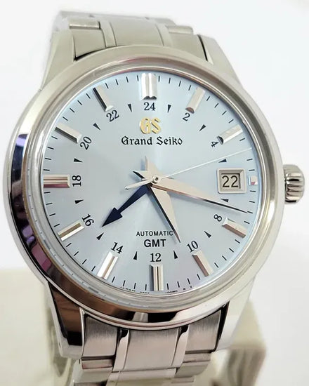 2023 Grand Seiko Elegance GMT "25th Anniversary Mt. Iwate" L.E. 39.5MM Blue Dial Steel Bracelet (SBGM253)