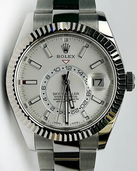 2019 Rolex Sky-Dweller 42MM White Dial Oyster Bracelet (326934)