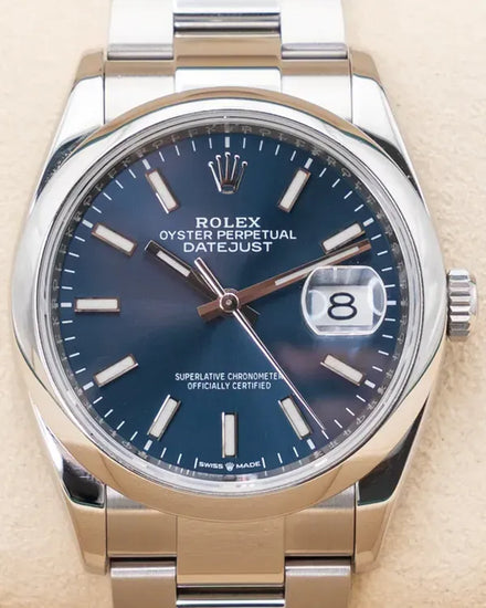 2020 Rolex Datejust 36MM Blue Dial Oyster Bracelet (126200)