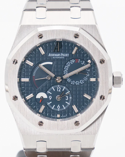 Audemars Piguet Royal Oak Dual Time 39MM Blue Dial Steel Bracelet (26120ST.OO.1220ST.02)