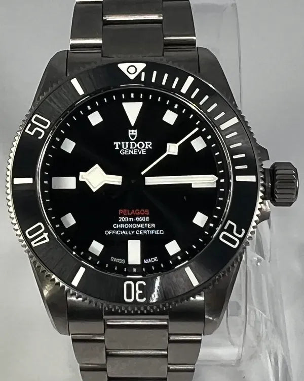 2025 Tudor Pelagos 39MM Black Dial Titanium Bracelet (25407N)