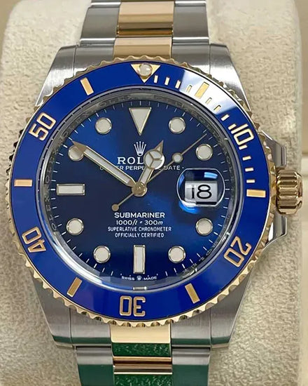 2020 Rolex Submariner Date "Bluesy" 41MM Blue Dial Two-Tone Oyster Bracelet (126613LB)