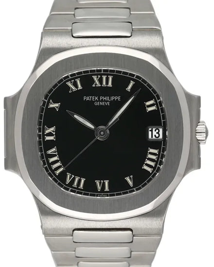 Patek Philippe Nautilus 37MM Black Dial Steel Bracelet (3800/1A)