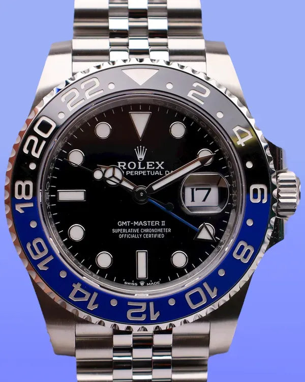 2025 Rolex GMT-Master II "Batgirl" 40MM Black Dial Jubilee Bracelet (126710BLNR)