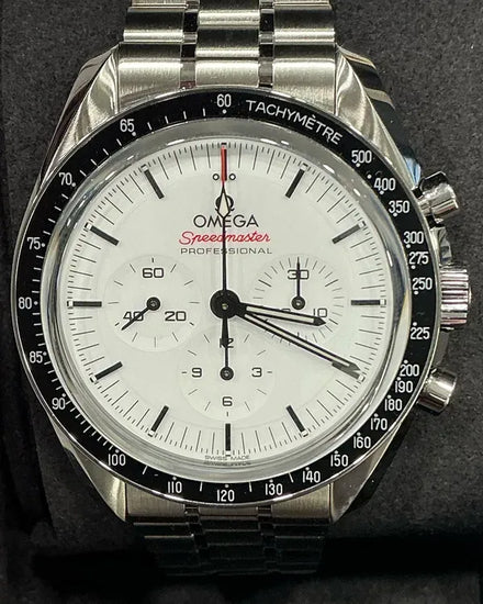 2025 Omega Speedmaster Professional Moonwatch 42MM White Dial Steel Bracelet (310.30.42.50.04.001)