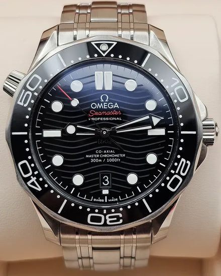2022 Omega Seamaster Diver 300M 42MM Black Dial Steel Bracelet (210.30.42.20.01.001)