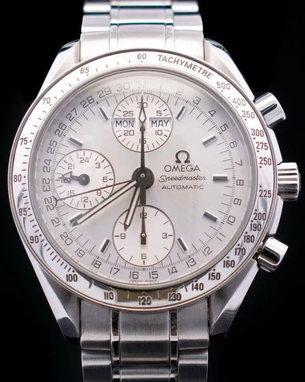 Omega Speedmaster Day Date 39MM Silver Dial Steel Bracelet (3523.30.00)