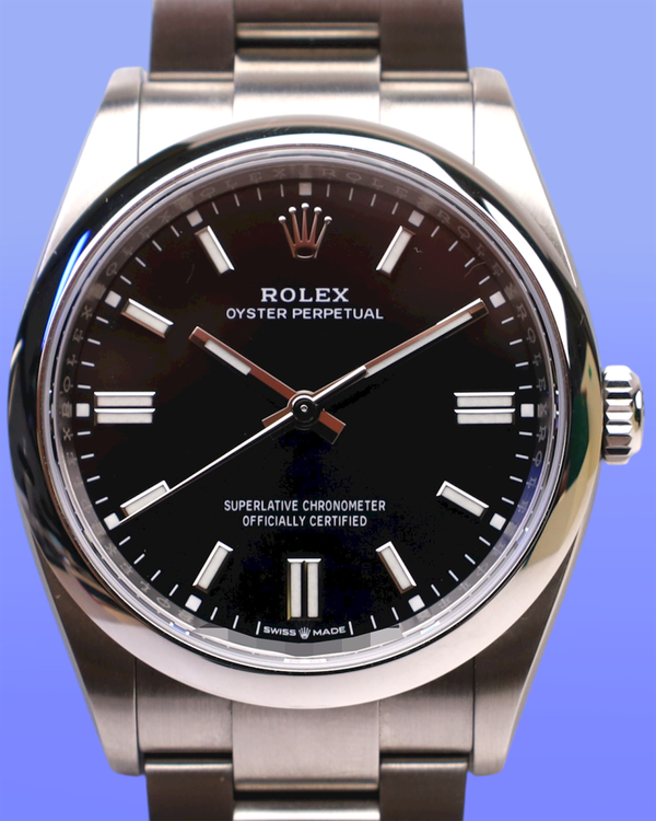 2023 Rolex Oyster Perpetual 36MM Black Dial Oyster Bracelet (126000)