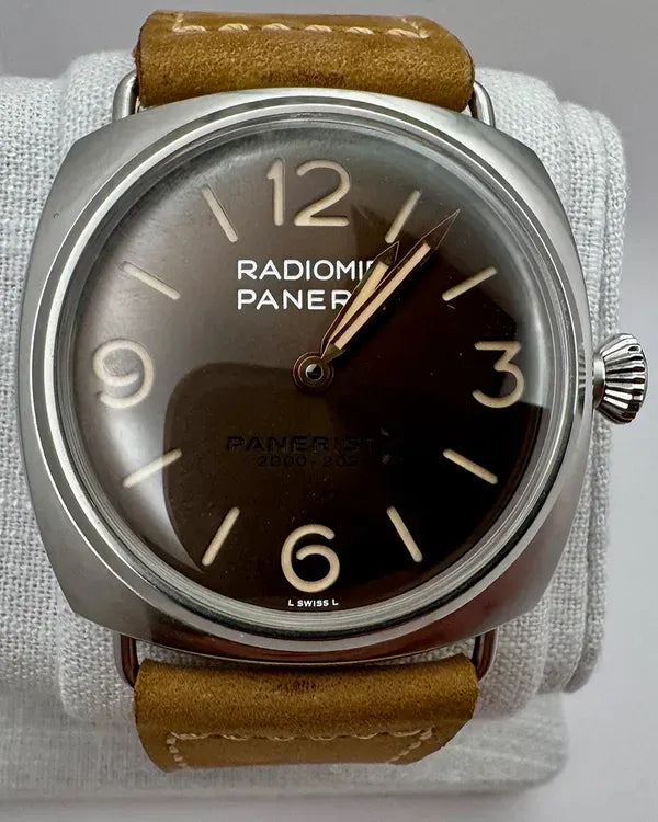 2021 Panerai Radiomir Venti 3 Days Paneristi L. E. 45MM Brown Dial Leather Strap (PAM02020)