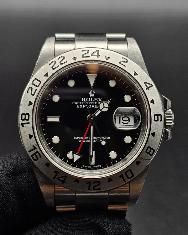 2003 Rolex Explorer II 40MM Black Dial Oyster Bracelet (16570)