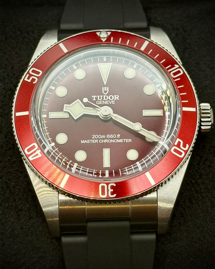 2025 Tudor Black Bay '58 39MM Red Dial Rubber Strap (7939A1A0RU)