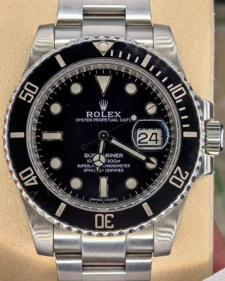2018 Rolex Submariner Date 40MM Black Dial Oyster Bracelet (116610LN)