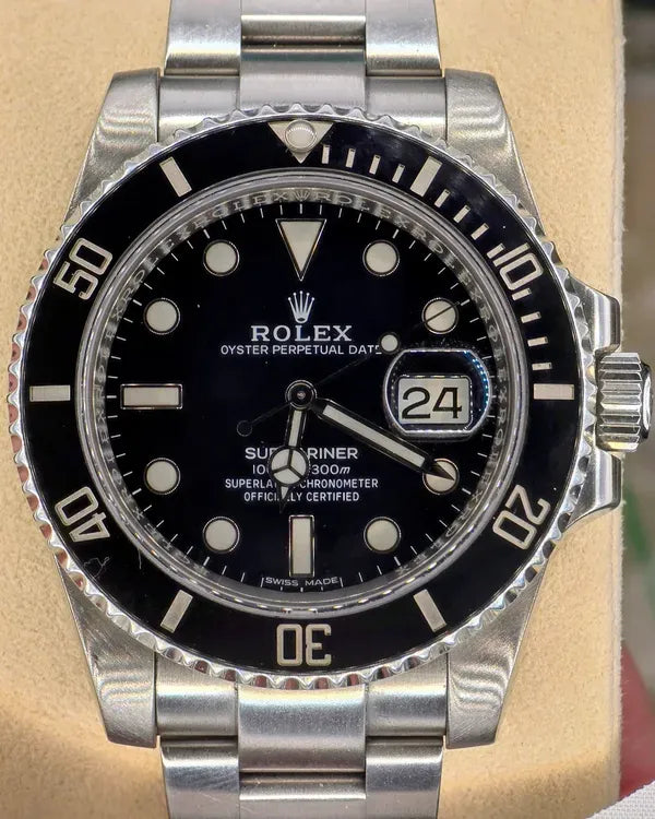 2018 Rolex Submariner Date 40MM Black Dial Oyster Bracelet (116610LN)