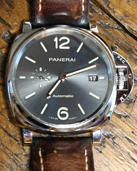 2021 Panerai Luminor Due 42MM Grey Dial Leather Strap (PAM00904)