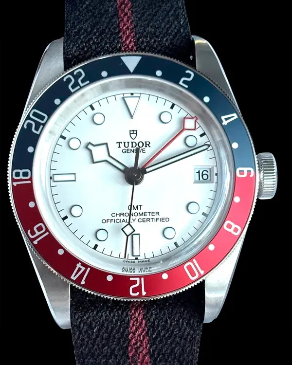 2023 Tudor Black Bay GMT "Pepsi" 41MM Black Dial Textile Strap (79830RB)