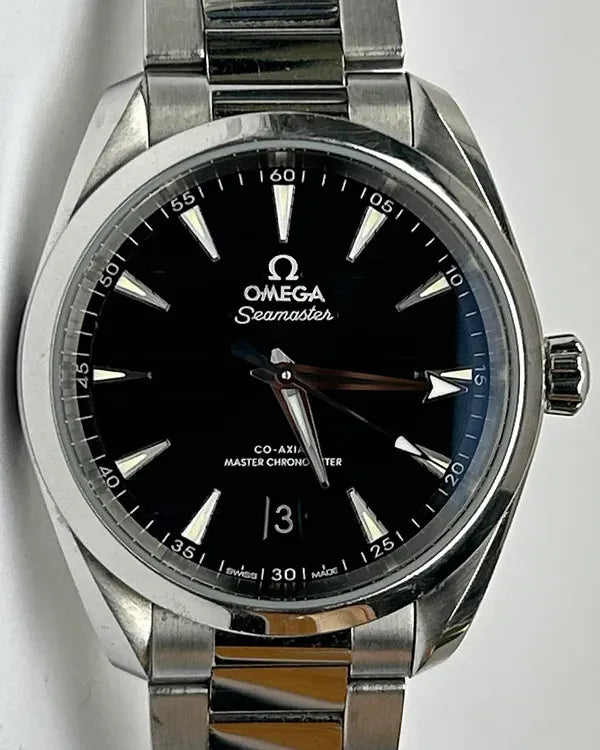 2022 Omega Seamaster Aqua Terra 150M 38MM Black Dial Steel Bracelet (220.12.38.20.01.001)