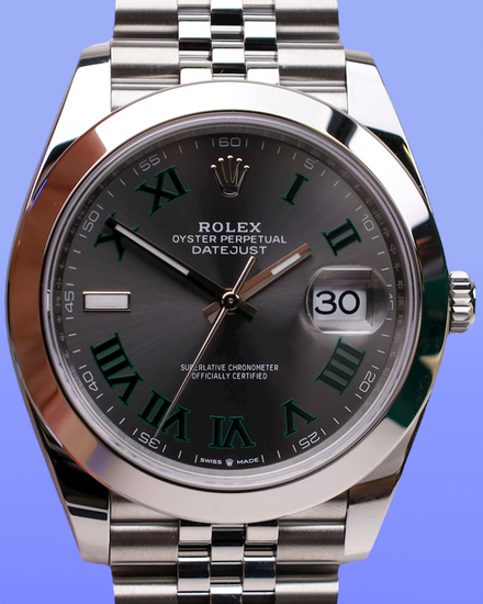 2025 Rolex Datejust "Wimbledon" 41MM Slate Dial Jubilee Bracelet (126300)