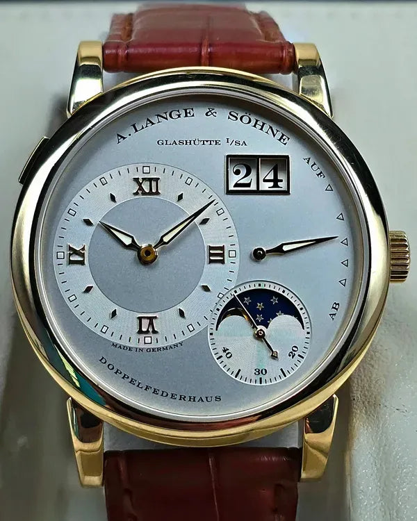 2004 A. Lange & Söhne Lange 1 39MM Silver Dial Leather Strap (109.021)