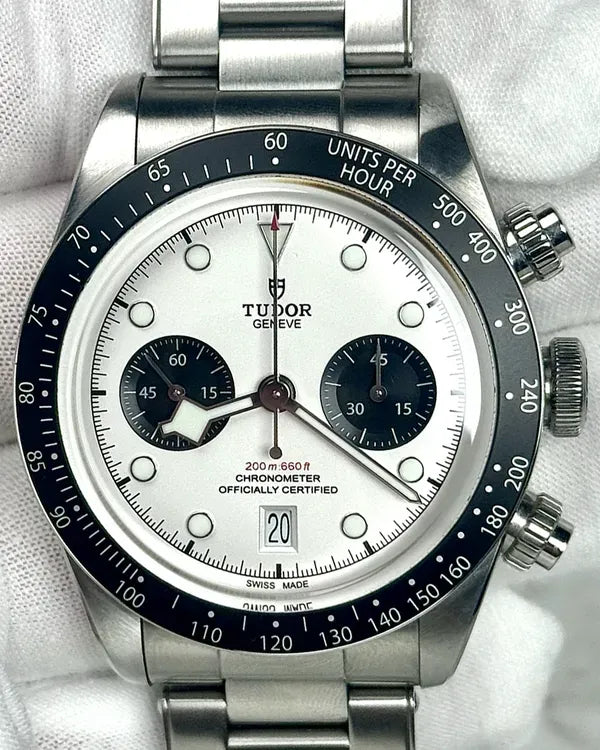 2022 Tudor Black Bay Chrono "Panda" 41MM White Dial Steel Bracelet (79360N)
