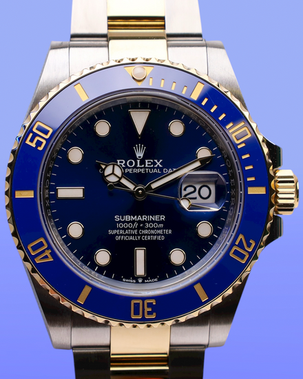 2025 Rolex Submariner Date "Bluesy" 41MM Blue Dial Two-Tone Oyster Bracelet (126613LB)