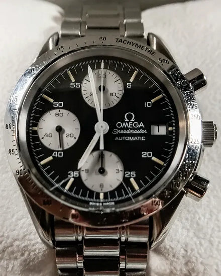 1994 Omega Speedmaster Date 39MM Black Dial Steel Bracelet (3511.50.00)
