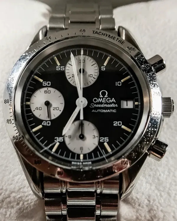 1994 Omega Speedmaster Date 39MM Black Dial Steel Bracelet (3511.50.00)
