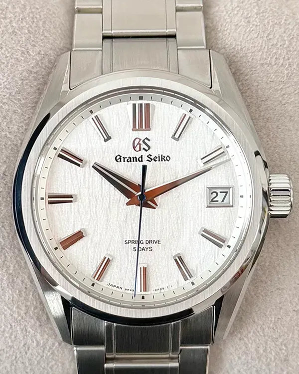 2025 Grand Seiko Evolution 9 Collection "Shirakaba" 40MM White Dial Steel Bracelet (SLGA009G)
