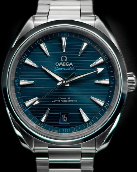 2021 Omega Seamaster Aqua Terra 150M 41MM Blue Dial Steel Bracelet (220.10.41.21.03.001)