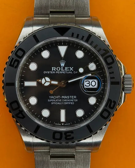 2025 Rolex Yacht-Master 42MM Black Dial Titanium Oyster Bracelet (226627)