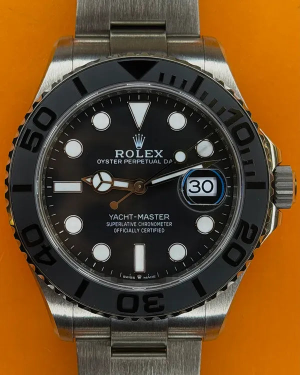 2025 Rolex Yacht-Master 42MM Black Dial Titanium Oyster Bracelet (226627)