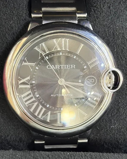 2018 Cartier Ballon Bleu De Cartier 42MM Grey Dial Steel Bracelet (W6920042)