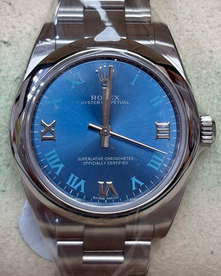 2017 Rolex Oyster Perpetual 31MM Blue Dial Oyster Bracelet (177200)