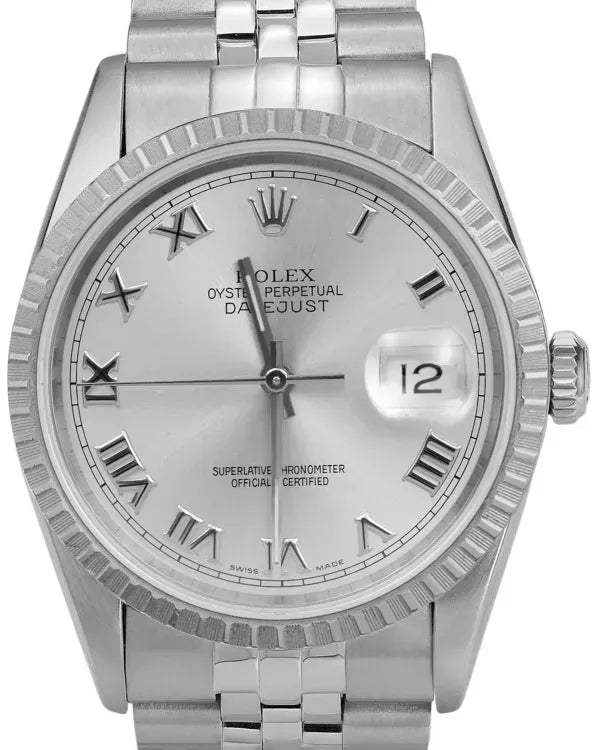 Rolex Datejust 36MM Silver Dial Jubilee Bracelet (16220)