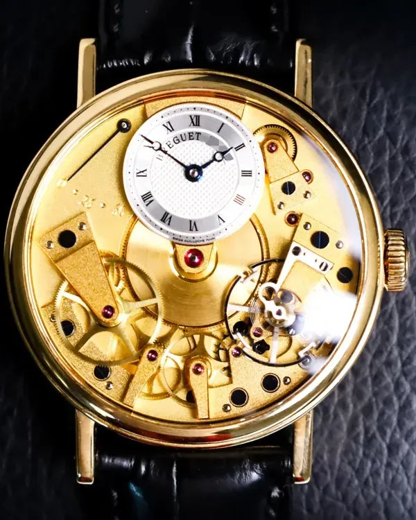 2006 Breguet Tradition 37MM Skeleton Dial Leather Strap (7027BA/11/PV6)