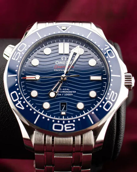 2025 Omega Seamaster Diver 300M 42MM Blue Dial Steel Bracelet (210.30.42.20.03.001)