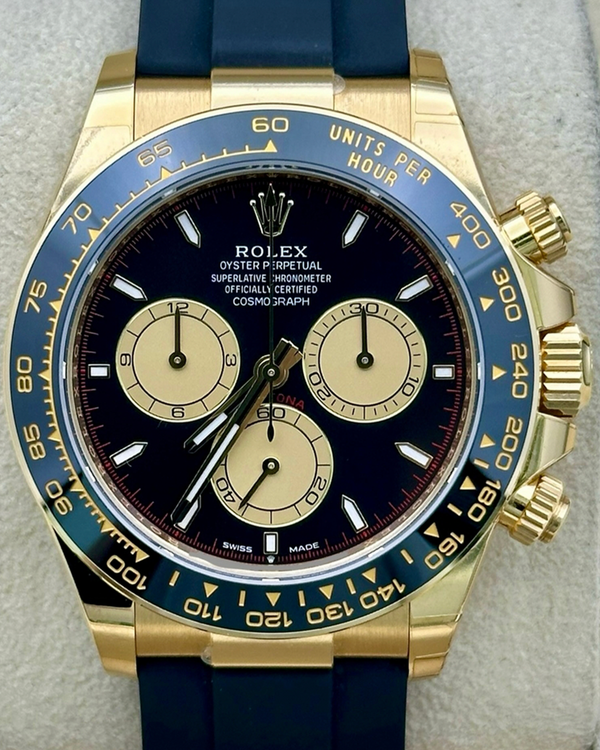 2025 Rolex Cosmograph Daytona 40MM "Paul Newman" Black Dial Rubber Strap (126518LN)