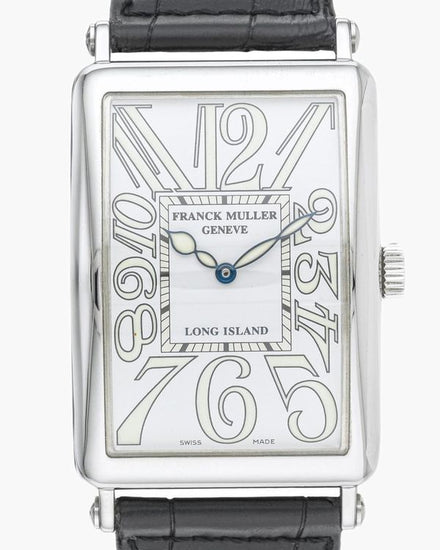2000 Franck Muller Long Island 45MM White Dial Leather Strap  (1150 SC)