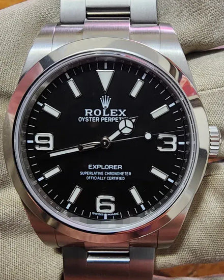 2018 Rolex Explorer 39MM Black Dial Oyster Bracelet (214270)