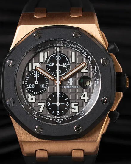 Audemars Piguet Royal Oak Offshore Chronograph 42MM Grey Dial Rubber Strap (25940OK)