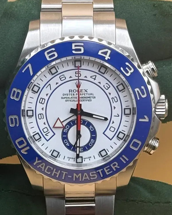Rolex Yacht-Master II 44MM White Dial Oyster Bracelet (116680)