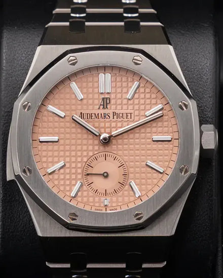 Audemars Piguet Royal Oak Minute Repeater Supersonnerie 42MM Salmon Dial Titanium Bracelet (26591TI.OO.1252TI.02)