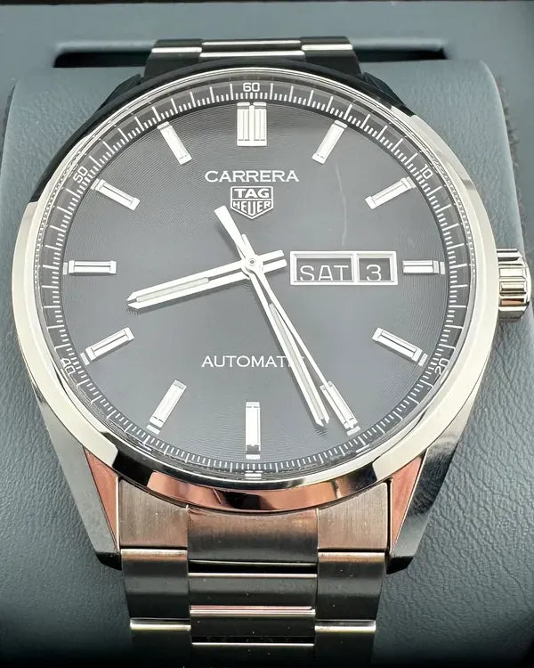 Tag Heuer Carrera 41MM Black Dial Steel Bracelet (WBN2010.BA0640)