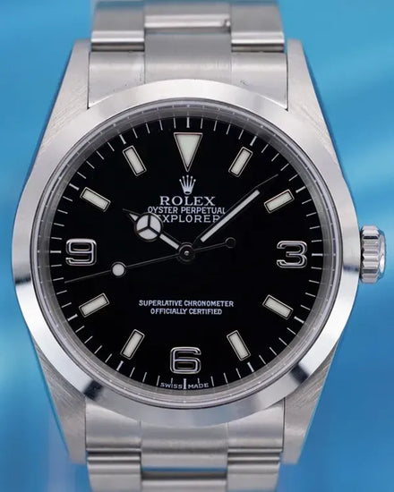 2001 Rolex Explorer 36MM Black Dial Oyster Bracelet (114270)