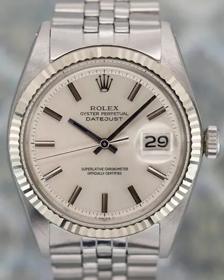 1973 (3.2 Mil. Serial) Rolex Datejust 36MM Silver Dial Jubilee Bracelet (1601)