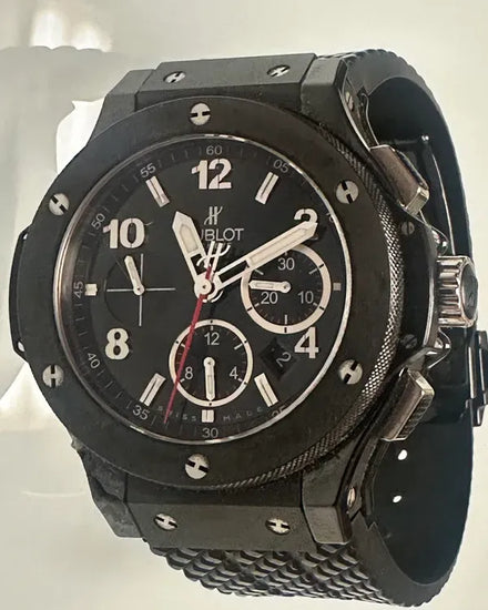 Hublot Big Bang Black Magic 44MM Black Dial Rubber Strap (301.CX.130.RX)