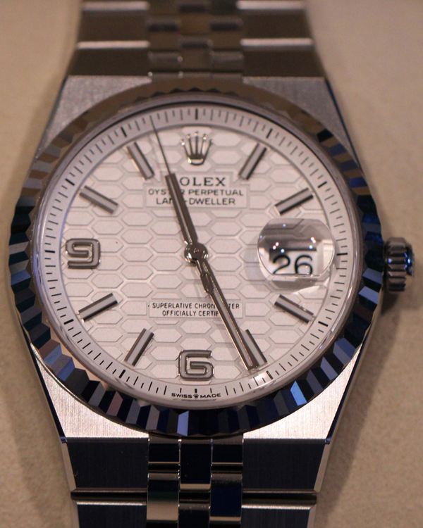 2025 Rolex Land-Dweller 36MM White Dial Flat Jubilee Bracelet (127234)